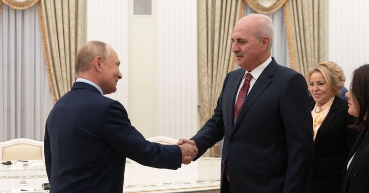 TBMM Başkanı Numan Kurtulmuş, Putin ile görüştü