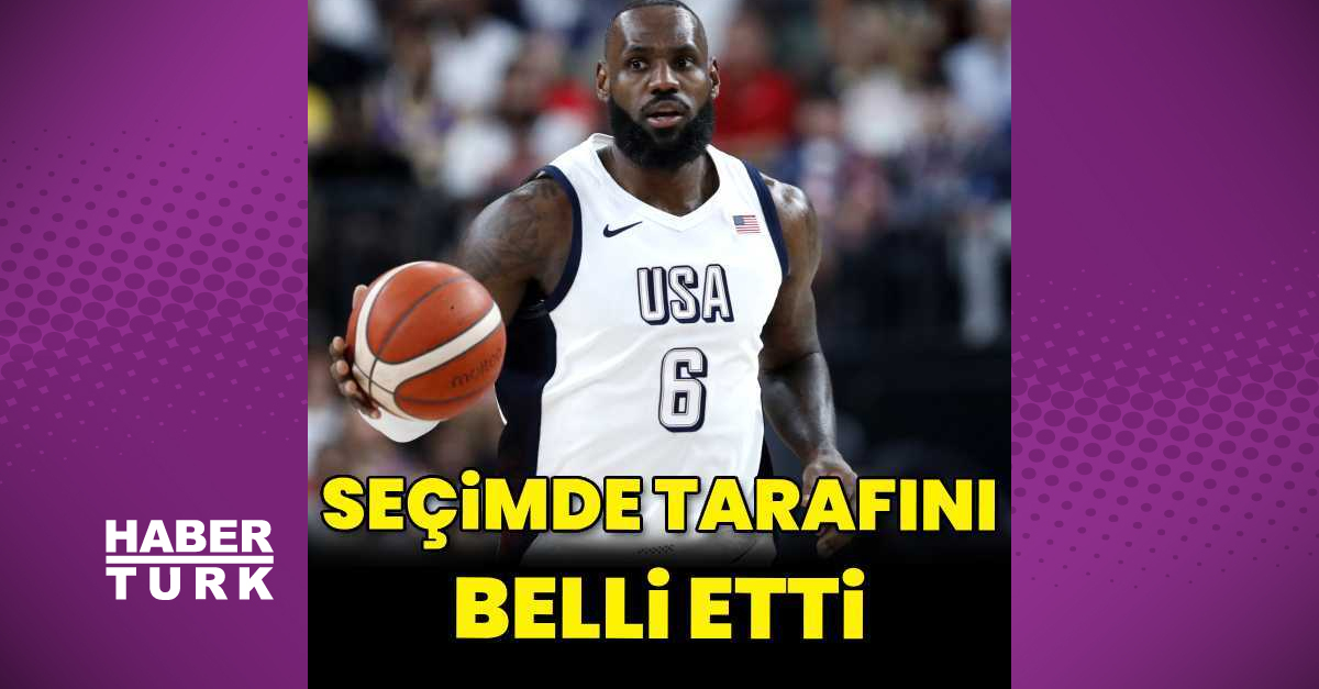 LeBron James’ten başkan adayı Kamala Harris’e destek