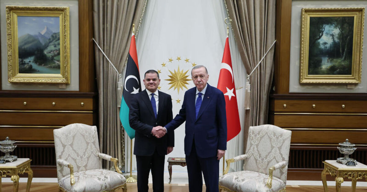 Cumhurbaşkanı Erdoğan, Libya Başbakanı Dibeybe’yi kabul etti